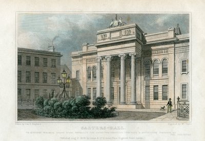 Salters Hall, London, 1828 von W. Wallis