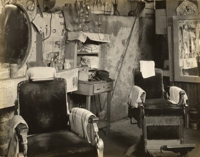 Negerfriseursalon Innenansicht, Atlanta von Walker Evans