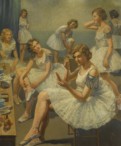 Vorbereitung für das Ballett von Walter Ashworth