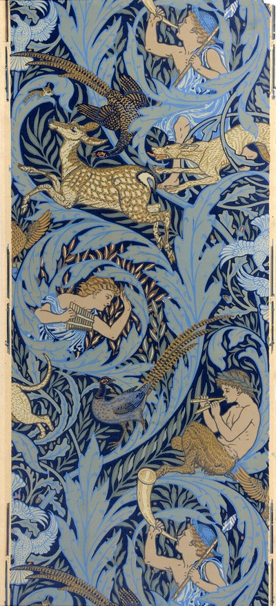 Seitenwand. Woodnotes, 1886 von Walter Crane