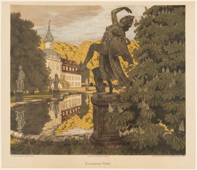 Einsamer Park von Walter Georgi
