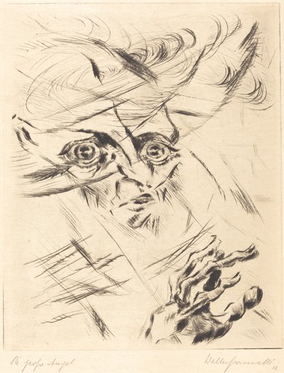 Die Große Angst, 1918 von Walter Gramatte