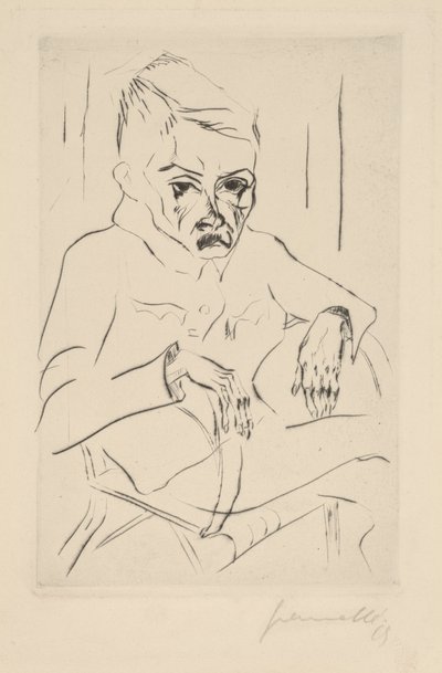 Müder Soldat I von Walter Gramatte