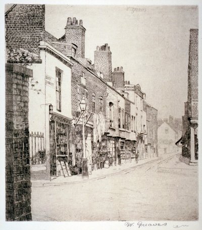 Duke Street, Chelsea, London, 1873 von Walter Greaves