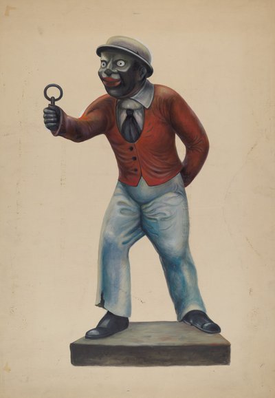 Anbindepfosten, um 1937 von Walter Hochstrasser