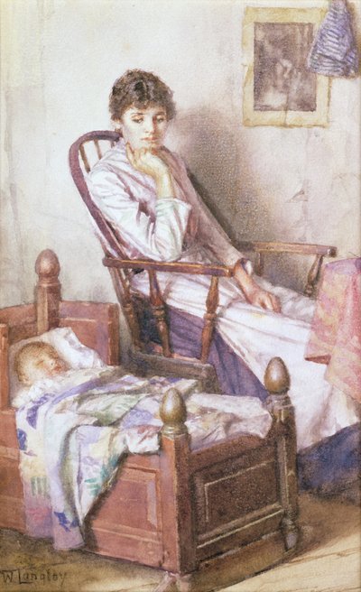 Das rosige Idol ihrer Einsamkeit von Walter Langley