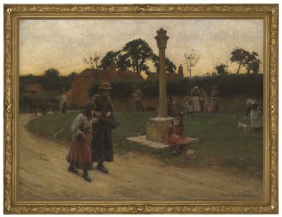 Wandernde Musiker von Walter Langley