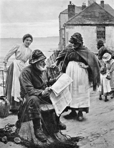 Wenn die Boote weg sind, 1903 von Walter Langley