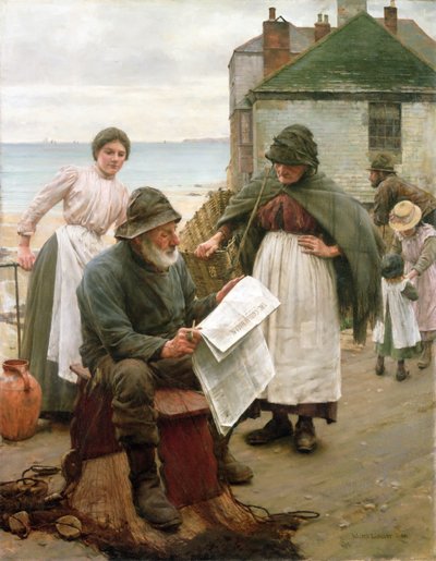 Wenn die Boote weg sind, 1903 von Walter Langley