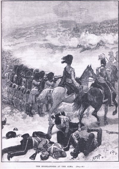 Die Highlander bei Alma 1854 n. Chr. von Walter Paget