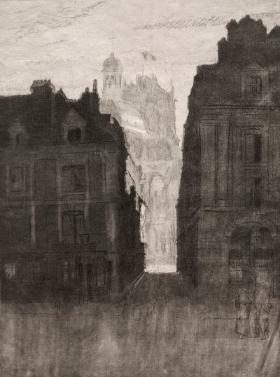Dieppe, La Rue Notre Dame von Walter Sickert
