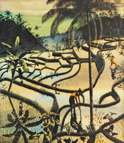 Preanger Landschaft von Walter Spies