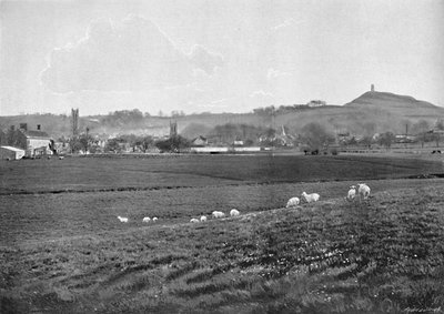 Glastonbury und der Tor, ca. 1896 von Walter Tully