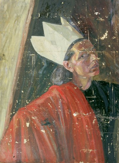 Frau in Kostüm von Walther Gamerith