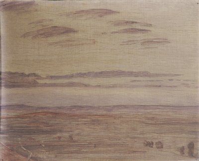 Trübe Landschaft bei Eggenburg von Walther Gamerith
