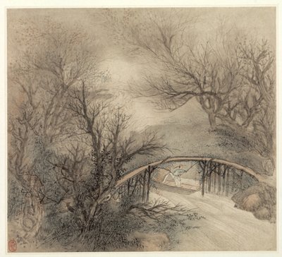 Album der Landschaften: Blatt 1 von Wang Gai