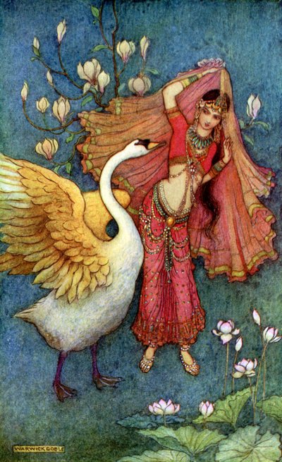 Prinzessin Dayamanti und der Schwanenbote von Warwick Goble
