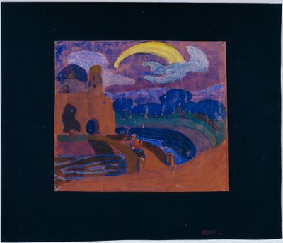 Der Komet (Nächtlicher Reiter?) von Wassily Kandinsky