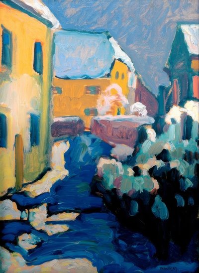 Kochel – Friedhof und Pfarrhaus von Wassily Kandinsky