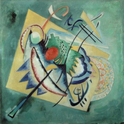 Rotes Oval von Wassily Kandinsky