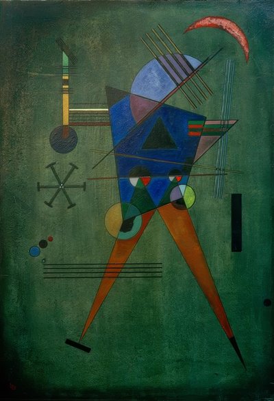 Schwarzes Dreieck von Wassily Kandinsky