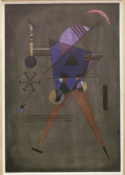 Schwarzes Dreieck von Wassily Kandinsky