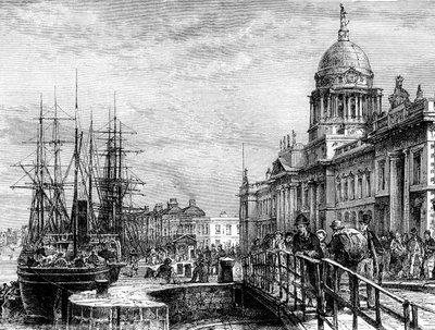 Dublin, Irland, 19. Jahrhundert von Weber