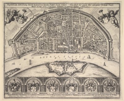 Köln und Deutz, 1635 von Wenceslaus Hollar