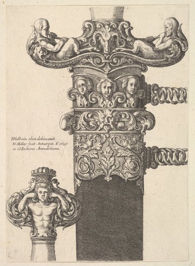 Dolch und Scheide (1645) von Wenceslaus Hollar