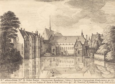 Abtei Groenendael, 1647 von Wenceslaus Hollar