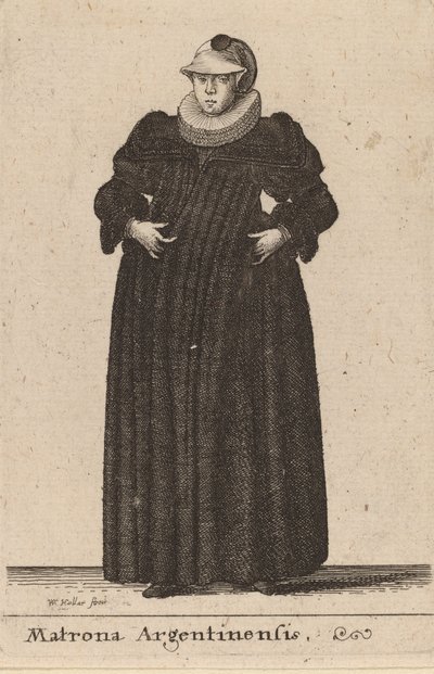 Matrona Argentinensis von Wenceslaus Hollar