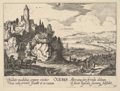 Oktober, 1628-29 von Wenceslaus Hollar