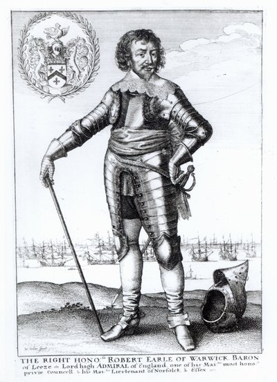 Robert Rich, 2. Earl of Warwick von Wenceslaus Hollar