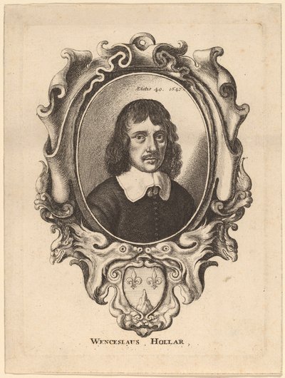 Selbstporträt von Wenceslaus Hollar