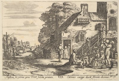 Frühling, 1629 von Wenceslaus Hollar