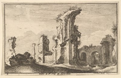 St. Croix de Jerusalem, 1650 von Wenceslaus Hollar