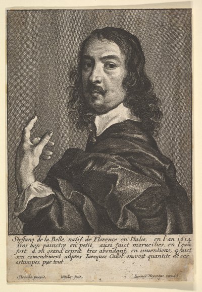 Stefano della Bella, 1649 von Wenceslaus Hollar