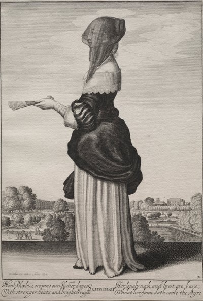 Die Jahreszeiten: Sommer, 1643-1644 von Wenceslaus Hollar