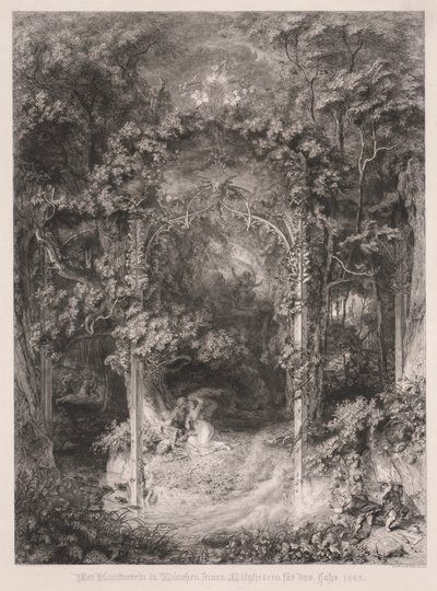 Die Waldjungfrau von Wendelin Wick