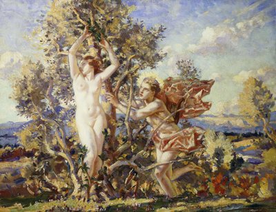 Apollo und Daphne von Wilfred Gabriel de Glehn