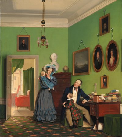 Die Familie Waagepetersen von Wilhelm Bendz