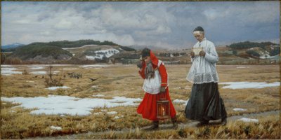 Die Heilsboten (Der Versehgang) von Wilhelm Bernatzik