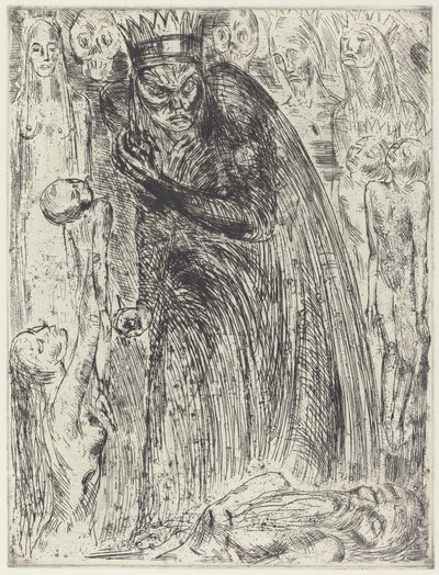 Macbeth V (Die Vision der Lady Macbeth) von Wilhelm Lehmbruck