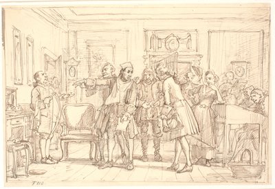 Der Vielbeschäftigte, I, 6 von Wilhelm Marstrand