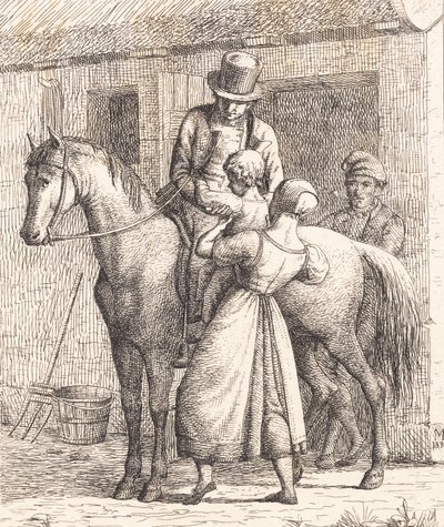 Eine Bauernfamilie von Wilhelm Marstrand