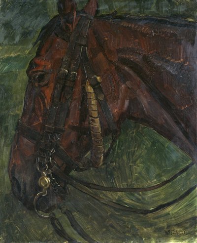 Pferdekopf von Wilhelm Trübner