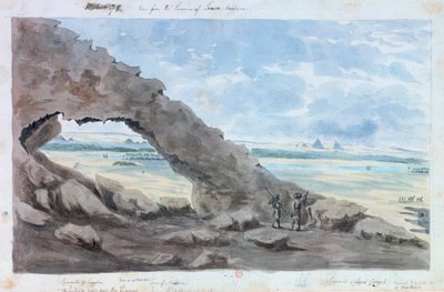 Ansicht der Pyramiden, Ägypten, 19. Jahrhundert von Wilkinson