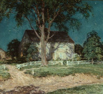 Altes Heim in Connecticut von Willard Leroy Metcalf