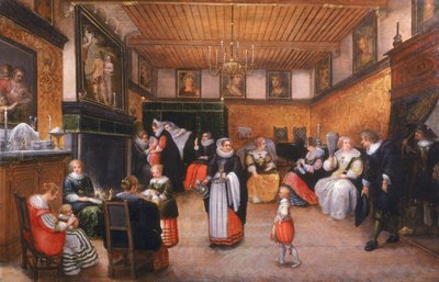 Der Geburtstag, 1629 von Willem Anthonissone Anthonis