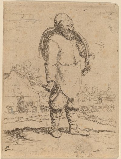Ein Küfer, ca. 1630-1660 von Willem Basse